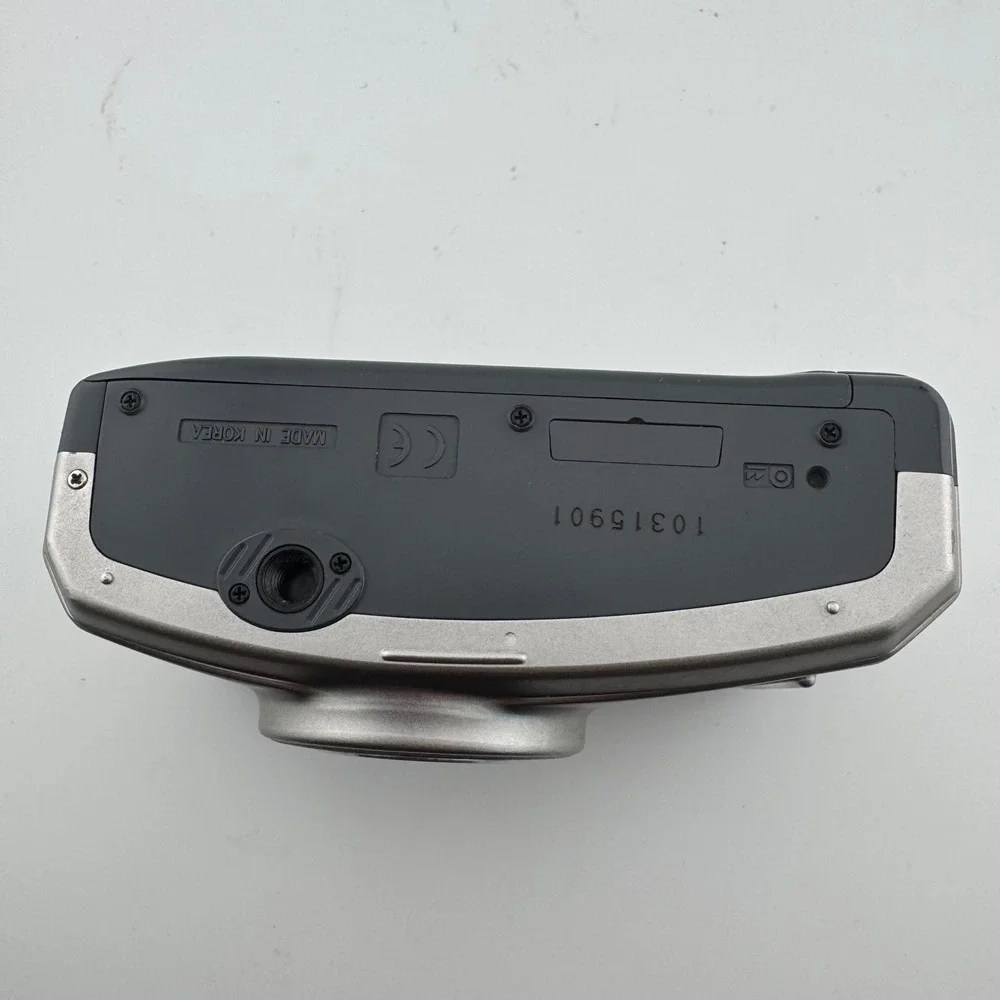 Samsung ECX 170 35mm Film Camera Silver 38-170mm Zoom Panorama Quartz Date Good